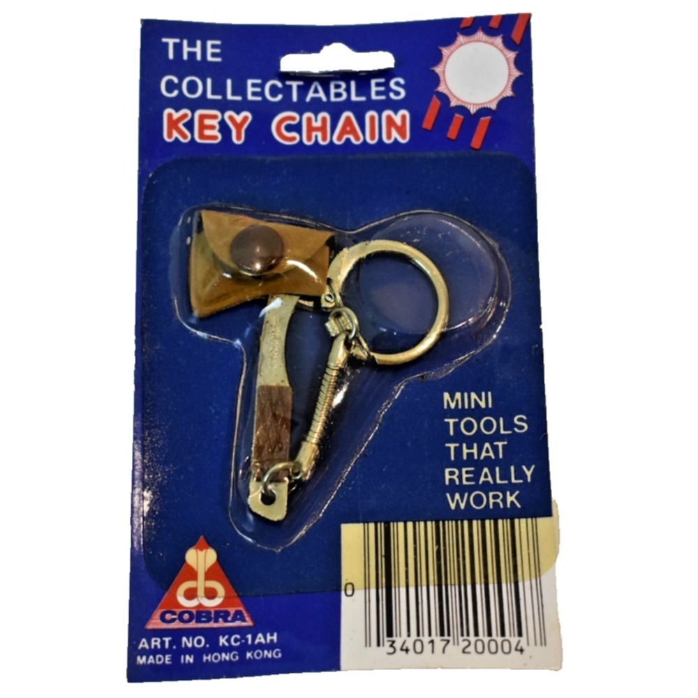 Mini Tools That Work Keychain Hatchet Vintage Cobra Mechanical Shop KC-1AH NEW